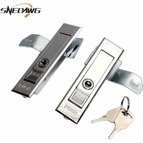 MS504 105x26.5mm Plane Lock Safety Steel Equipment Cabinet Lock Zinc Alloy Plane Lock for Mailbox Industrial Distribution Box