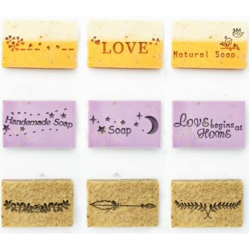 Natural handmade soap standard Mini soap diy stamp seal chapter