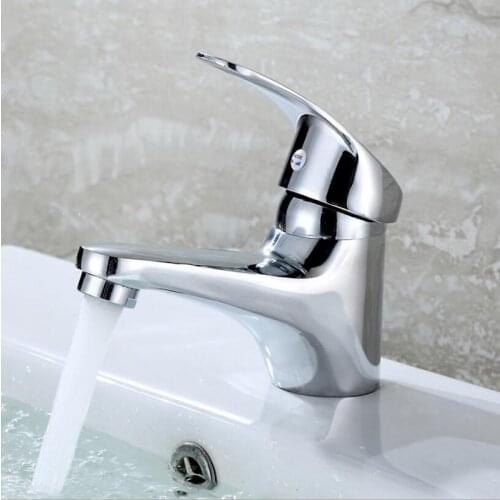 Vidric Wholesale &Retail Deck Mount Bathroom Faucet Single Handle Single Hole Single Cold Water Basin Faucets Kitchen Mixer Tap