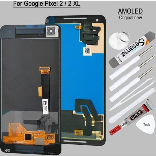 For Google Pixel 2 XL oled Touch Screen 6.0'' LCD Display Digitizer Glass Assembly All original new Replacement