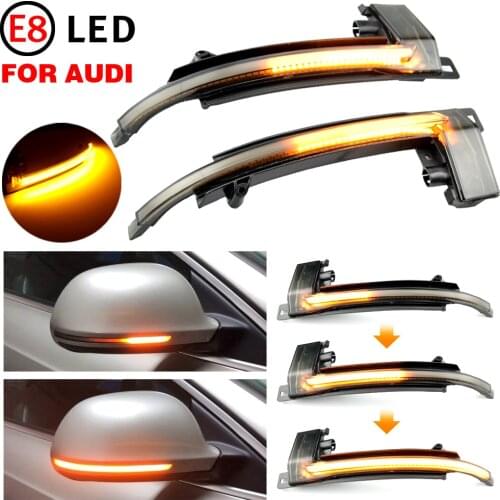 Superb LED Dynamic Turn Signal Blinker For Audi A4 A5 B8 B8.5 A3 8P Q3 A6 C6 4F S6 SQ3 A8 D3 8K RS3 S5 Side Mirror Flasher Light