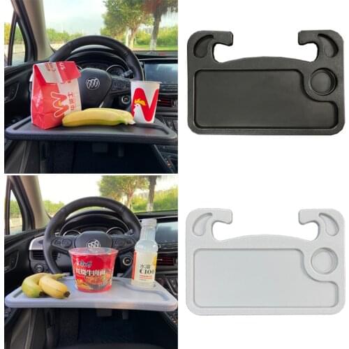 Car Table Steering Wheel Eat Work Cart Drinks Food Holders Car Laptop Desk Tray Computer Mount Stand Seat Table Auto Accessories