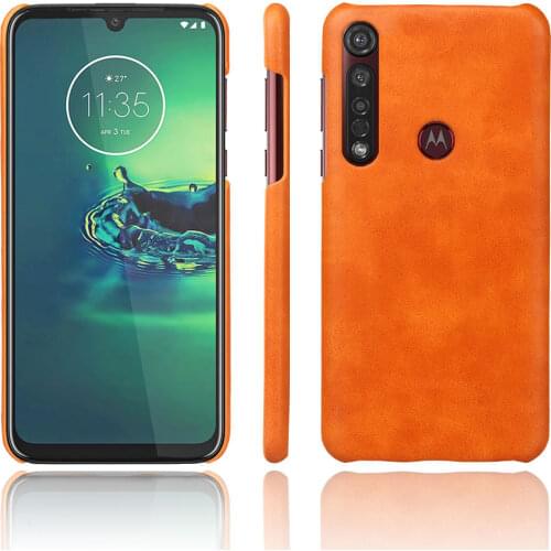 Luxury Leather Cover for moto g6 g7 g8 play plus e5 e6 z3 z4 PU leather Anti-fall Phone Case Back Coque