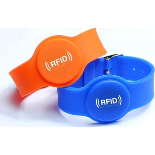 WB05 RFID Silicone Wristband, RFID bracelet Tag for access control RFID Tag With M1 Chip