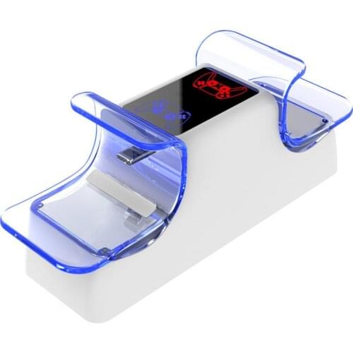 Bluelans Controller Charger LED Dual USB Fast Charging Stand Station for Sony PS5 Gamepad