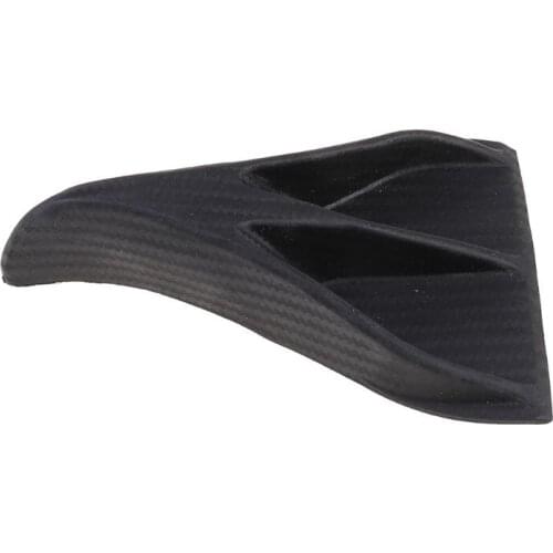 1Pcs Carbon Fiber Shark Fin Kit Diffuser Spoiler Roof Wing Windshield Vortex Generator for Windscreen RoofSpoiler Bumper E7CA