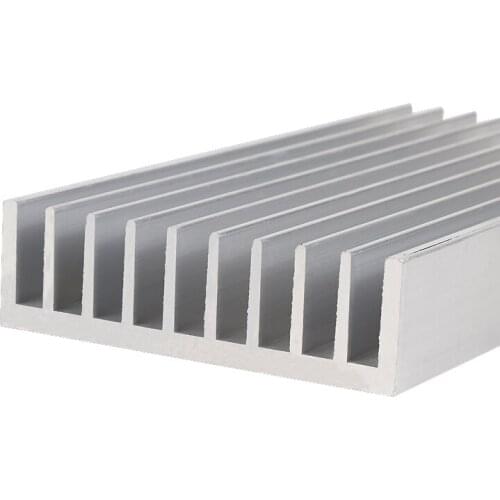 2PCS/LOT Electronic Radiator LED Heating Dissipation Aluminum Heatsink Extruded Heat Sink