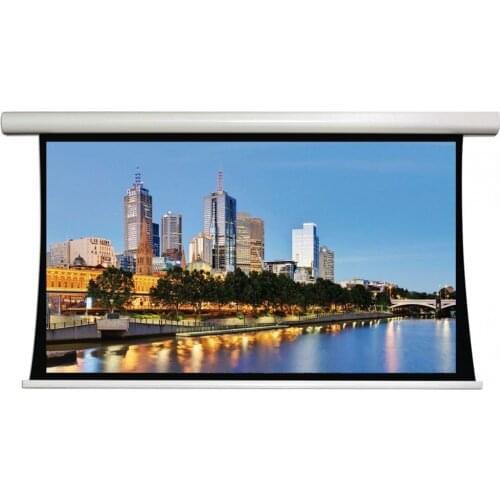 250 Inch 4:3 Format PVC Soft Matte White Motorized Quiet Motor Tensioned Projector Screen