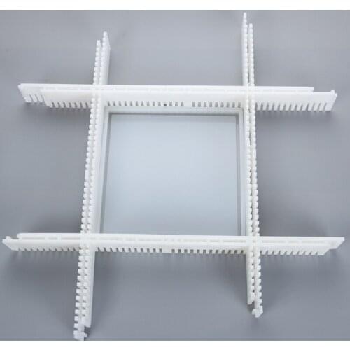 4 Pcs Box Silicone Mold Fixed Frame Rectangle Incense Box Resin Mould Fixing Pad Holder for DIY Jewelry Casting G2AF