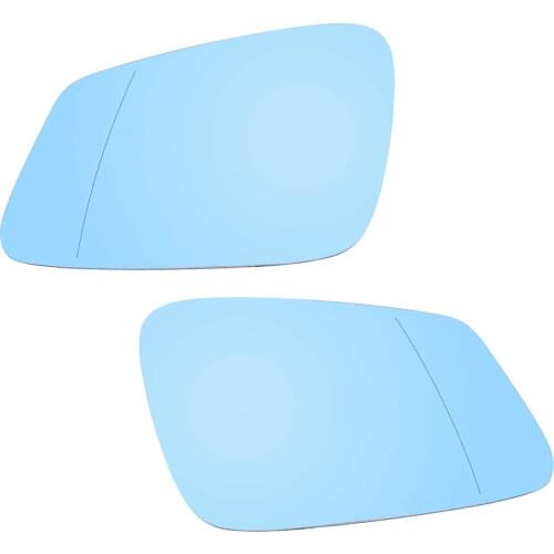 Right Side Heated Wing Door Blue Mirror Glass For BMW F20 F22 F30 F34 F36 X1