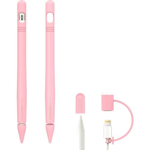 Holder Case for Apple Pencil,[4 Pieces] Pencil Tip Cover/of Apple Pencil Cap Holder for iPad Pro Pencil