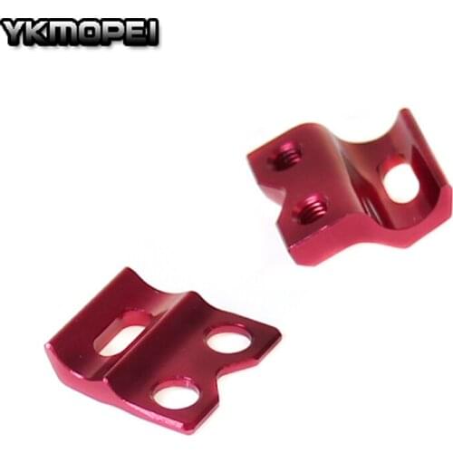 CNC Front Brake Line Hose Clamps Holder For CR125 250 CRF 250R X 450R X 250L M Dirt Bike Motocross Enduro Supermoto Off Road