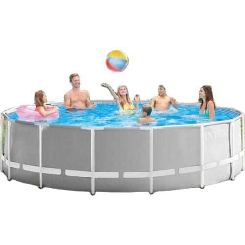 INTEX family childrens swimming pool 457*122CM paddling pools oversized adult tube rack Swimming pool+accessories