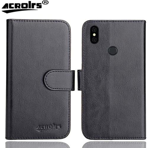 For Philips S397 Case 5.72" Original 6 Colors Flip Soft Leather Crazy Horse Phone Protection Cover Stand Function Cases Wallet