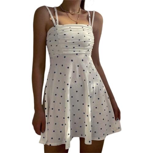 Douhoow White Summer Dresses