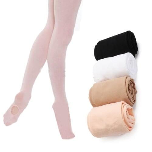 US Hot Kids And Adults Convertible Tights Dance Stocking Ballet Pantyhose 5 Colors