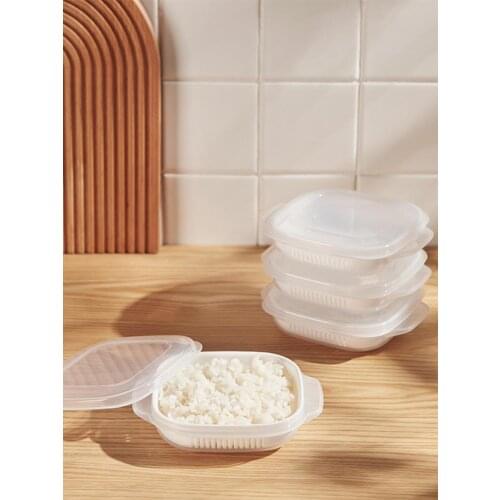 Fresh-keeping Frozen Rice Box Portable Non-toxic Distributed Box Refrigerator Frozen Food Storage Container Kitchen Tool