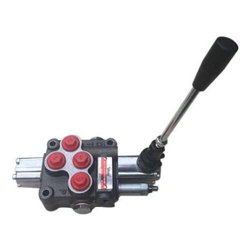 Multi-way valve integral chip manual electric control proportional hydraulic control cable pull
