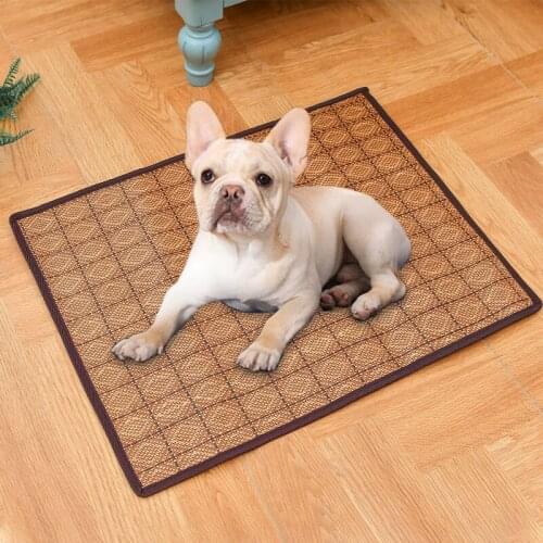 Puppies Cat Cooler Cooling Removable Bedding Mats Washable Dog Mats Summer Sleeping Teddy Mats Health Mat Pet Hot E11421