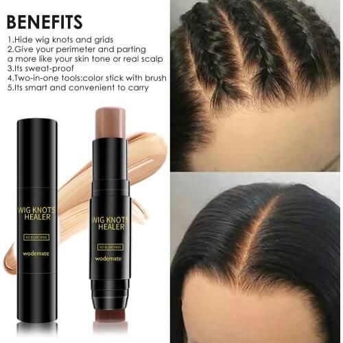 Wig Knots Healer Lace Dyeing Stick Wig Lace Coloring Portable Available Lace Tint Stick Hide Wig Knots And Grids