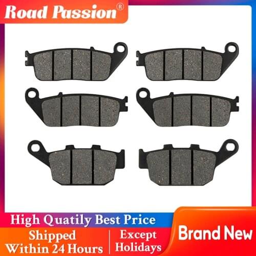 Road Passion Motorcycle Front and Rear Brake Pads For Triumph Triple 675 Naked Tiger 800 XC XCA XCX XR XRT XRX ABS FA196 FA140