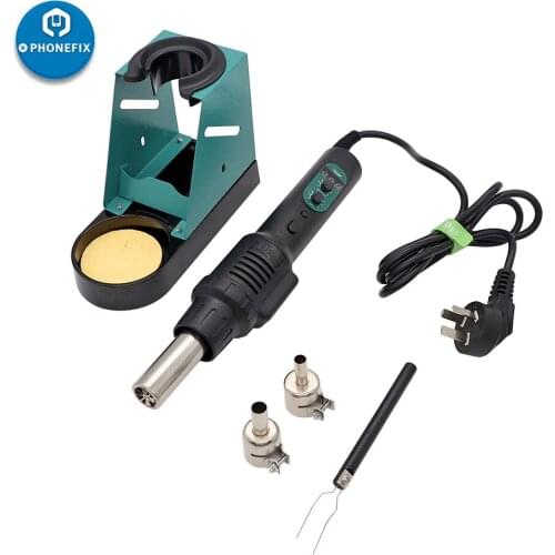 PHONEFIX DES-560B Digital Hot Air Gun Soldering Heat Gun 560W Precision De-Soldering Station 110V/220V For Welding Repair Tools