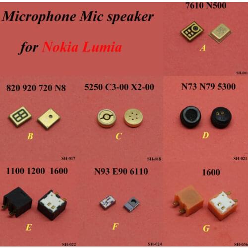 Microphone Inner MIC Replacement Part For Nokia Lumia 7610 N500 820 920 720 N81 5250 N73 N79 5300 1100 1200 1600 N93 E90