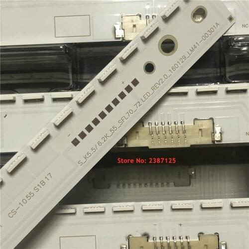 674MM LED Backlight 72Lamps For Samsung UE55K5510AK UA55K6300 BN96-39508A 39509A LM41-00238A LM41-00301A V6EY_550SM0_LED72_R4