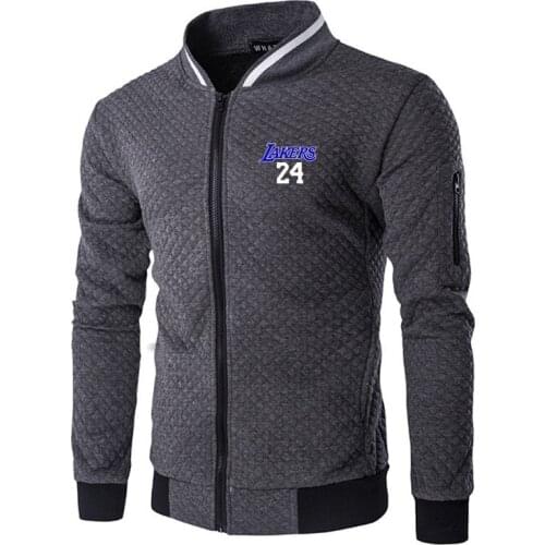 Spring And Autumn Brand New Mens Zipper Sweatshirts Zipper Collar Jacket Cardigan for Male Gym jacket Casual Plaid Sweatshirt