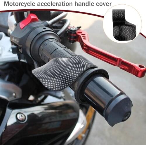 Universal Black Motorcycle Cruise Assist Hand Rest Throttle Accelerator Control Rocker Grips