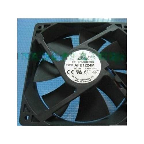 1pc new fan AFB1224M 24V 0.18A DELTA 120*120*25MM freeship