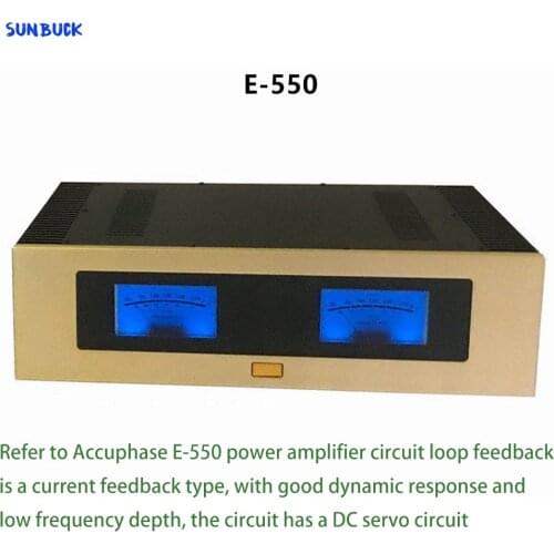 Sunbuck mirror symmetry differential circuit design Copy Accuphase E550 2.0 60W hifi Rear Class A Power Amplifier