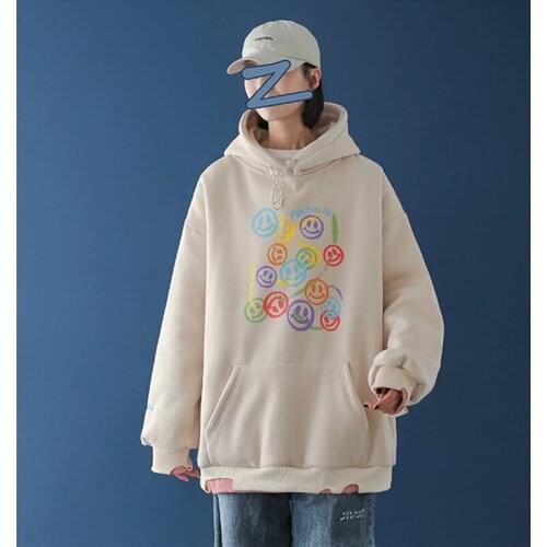 Womens Sweatshirt Spring Autumn Hooded Sweatshirts Solid Casual Loose Womens Hoodie Street Kawaii Clothes Women Pulovers 2021