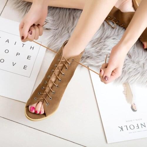 Big Size 18 1 High heels sandals women shoes woman summer ladies Frenulum Rough-heeled sandals