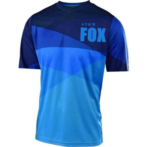 2021 Downhill Jersey Maillot Fox Maglia Mtb Enduro Cycling Jersey Men Maillot Ciclismo Hombre Verano Mtb Shirts Camiseta Fox Mtb