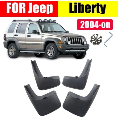 Mud flaps For Jeep Liberty Mudguards Fender Liberty Mud flap Splash Guard Fenders Accessories auto styline Front Rear 4 PCS