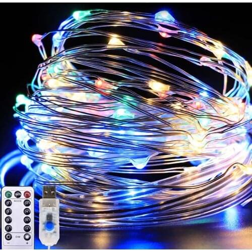 5m/10m LED String Lights Waterproof Copper Wire Garland LED Wedding Decoration for Home Fairy for Party Decoration String Light