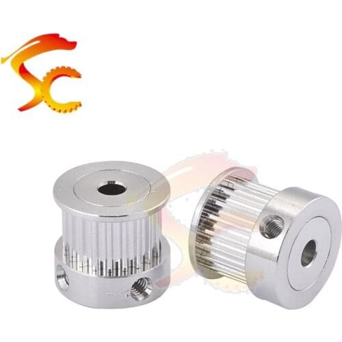 Free shipping 5pcs/lot 3M 20 teeth Timing Pulley Bore 8mm or 5mm for belt width 10mm 3M 20teeth Alumium High Quality