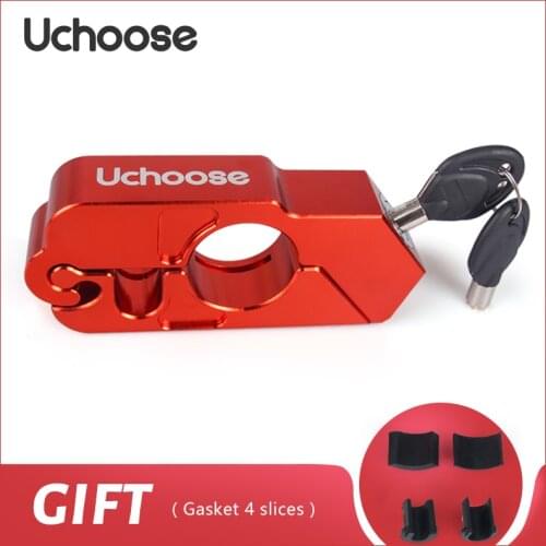 Motorcycle Grip Lock Security Safety CNC Locks Handlebar Handset Brake Lever Disc Locking Fit Scooter ATV Anti-theft Motor Lock