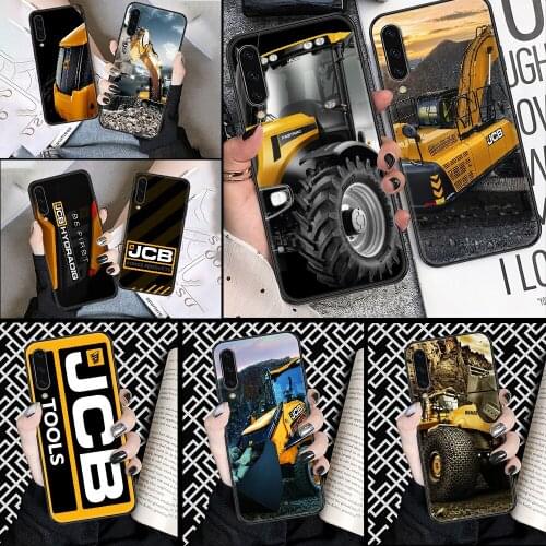 Jcb excavator Phone case For Samsung Galaxy A 3 5 7 8 10 20 21 30 40 50 51 70 71 E S 2016 2018 4G black pretty prime soft cover