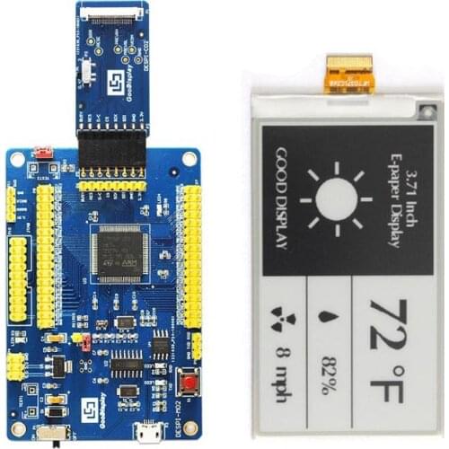 3.71 inch Tri-color e-paper display GDEW0371W7 with Connector Board buy eink display
