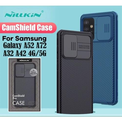 For Samsung Galaxy A52 A72 A32 A42 4G 5G Case NILLKIN CamShield Pro Case Slide Camera Protection Back Cover For Samsung A52 4G