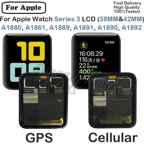 Screen For Apple Watch S3 LCD Touch Screen Digitizer 42mm Pantalla Replacement For accesorios apple watch 38mm serie 3 Display