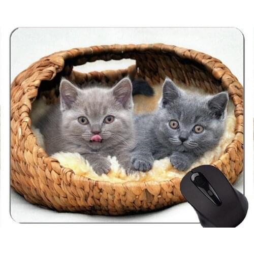 Gaming Mouse Pad Custom,Kitten animal cute cat Home Office Computer Accessories Mousepads