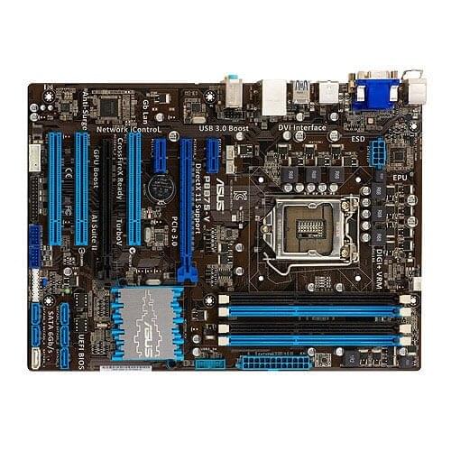 Used,for Asus P8B75-V Original Used Desktop Motherboard Intel B75 Socket LGA 1155 i3 i5 i7 DDR3 32G SATA3 USB3.0