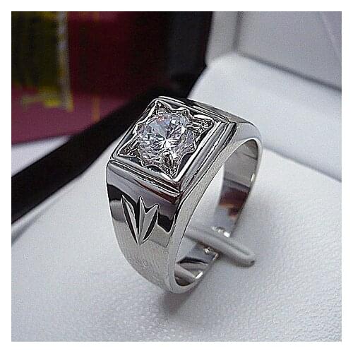 2015 New Sale Brand TracysWing Rings for men Genuine Austria Crystal Copper Gold Color Fashion wedding ring #RG92372