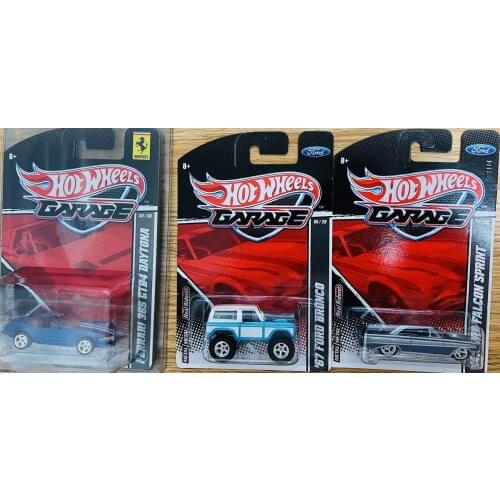 Hotwheels 1/64 Garage Ford Mustang Chevrolet Diecast Collection of Simulation Alloy Car Model Children Toys