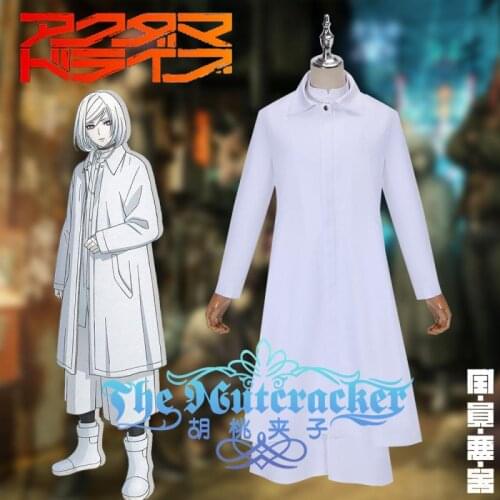 Anime Akudama Drive Ghost Cosplay Costume Coat Shirt Pants Daily Carnival Party Festival Uniform Brand New