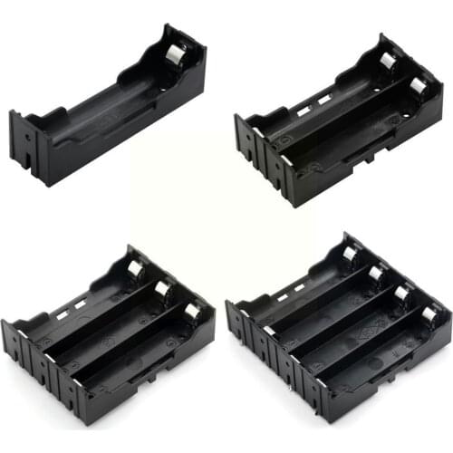 ​Lithiums Power Bank Case 18650 Battery Holder Storage Box 1x 2x 3x 4x Slot Powerbank Cases Batteries Container With Hard Pin