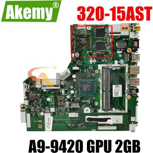 For Lenovo 320-15AST 330-15AST 320-17AST 330-17AST laptop motherboard NM-B321 W/ CPU A9-9420 GPU 2GB tested OK Mainboard